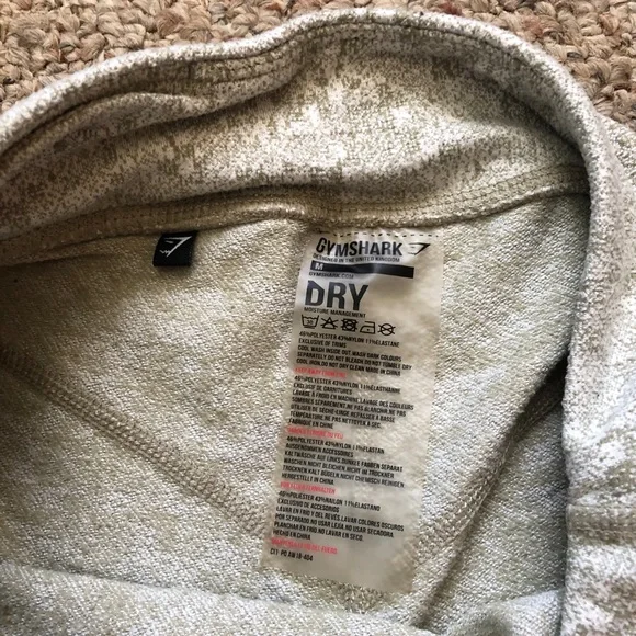 Gymshark Fleur Texture Khaki Marl Leggings - Picture 6 of 14